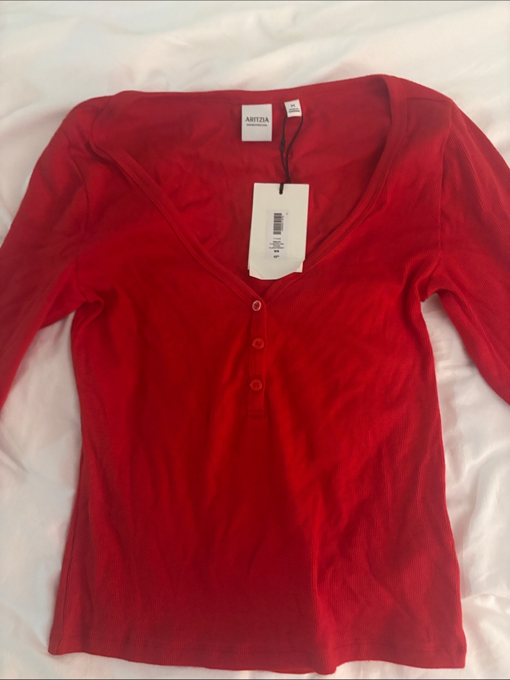 Aritzia Homestretch Ribbed Long Sleeve